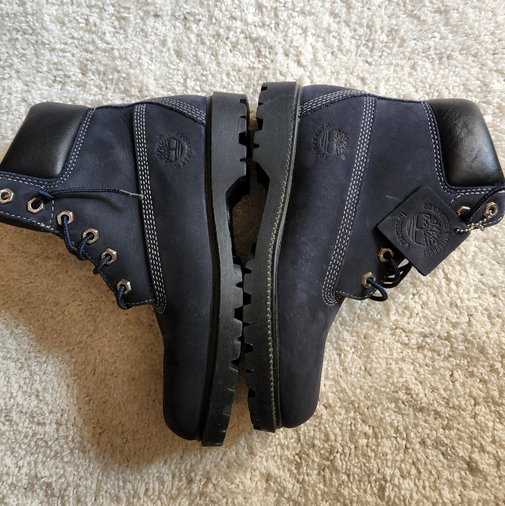 Lightly Worn Timberlake Blue Boots size 7m